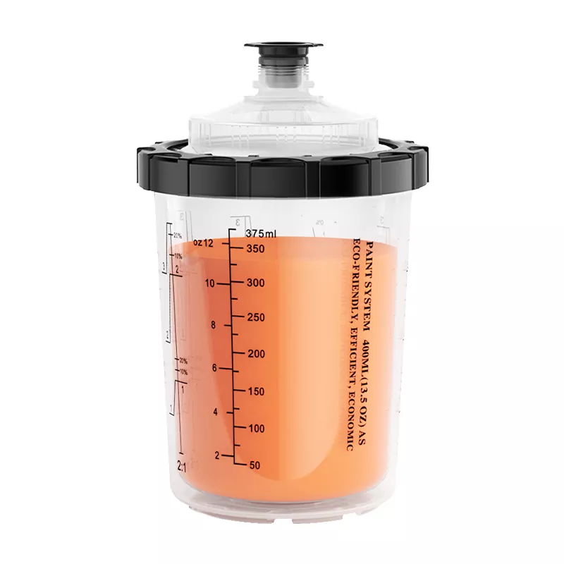 400ML ডিসপোজেবল পেইন্ট কাপ সিস্টেম 2.0 কি আধুনিক স্বয়ংচালিত এবং শিল্প পেইন্টিংয়ের জন্য সবচেয়ে স্মার্ট পছন্দ