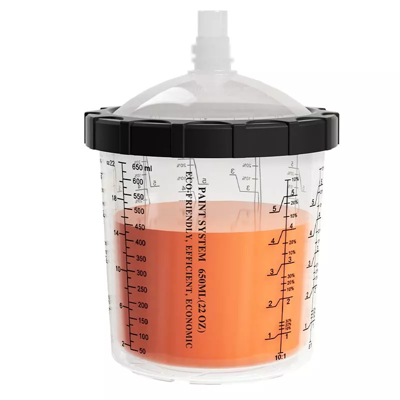 650ML ডিসপোজেবল পেইন্ট কাপ সিস্টেম 4.0