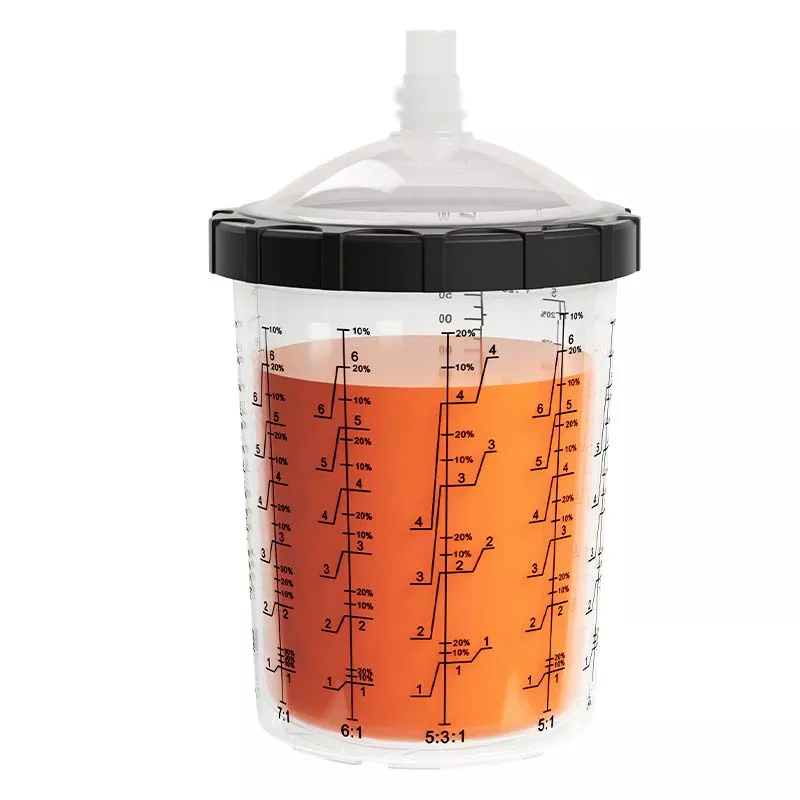 850ML ডিসপোজেবল পেইন্ট কাপ সিস্টেম 4.0